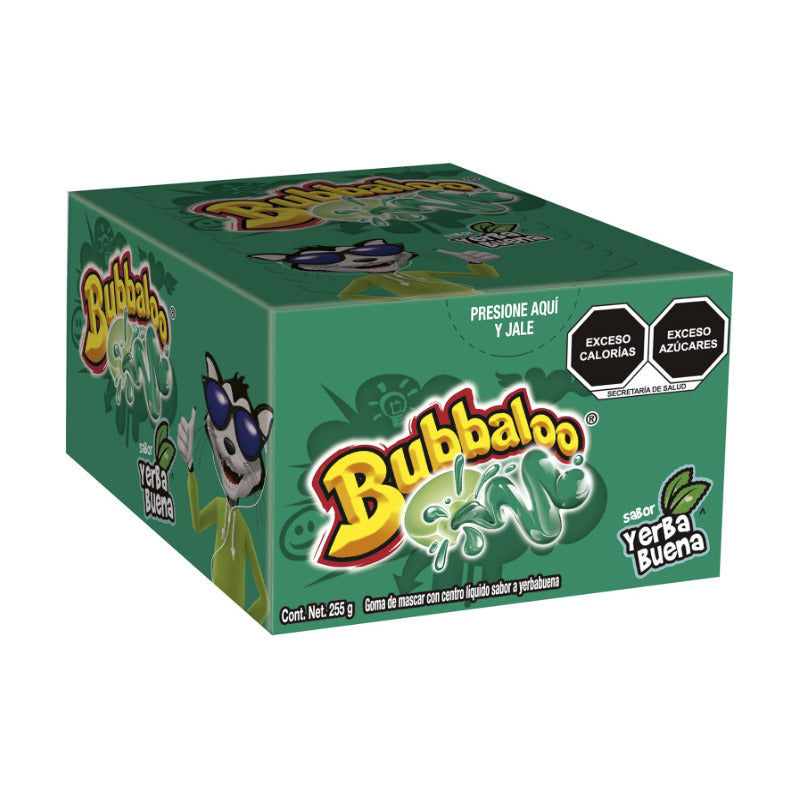 Chicle Bubbaloo Sabor Yerbabuena 47 Pzs. - Eurotruck Mexico