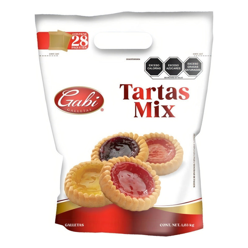 Galletas Tarta Multisabor Gabi 1.03kg Fresa Chabacano Piña Y Moras - Eurotruck Mexico