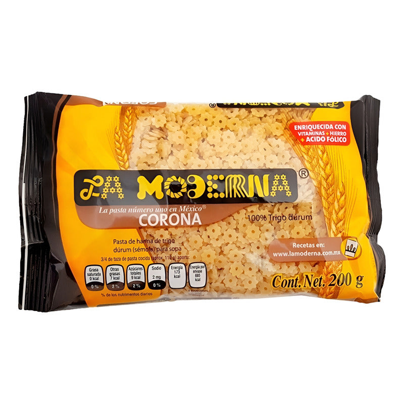 La Moderna Pasta Para Sopa Corona 200 Gr - Eurotruck Mexico