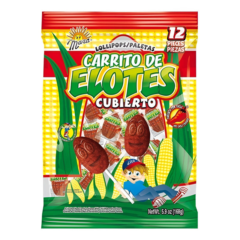 Paleta Elote Con Chile 40 Pzs Carrito Elotes Paleta Mara - Eurotruck Mexico
