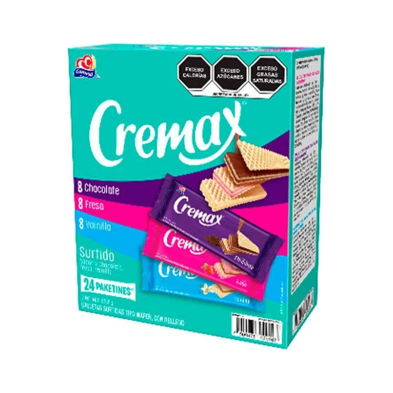 Galletas Gamesa Cremax Surtidas 24 Paquetes De 42g C/u - Eurotruck Mexico