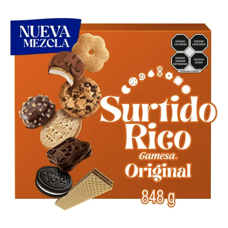 Galletas Surtido Rico Gamesa 848 Gr Cremax Mamut Chokis - Eurotruck Mexico