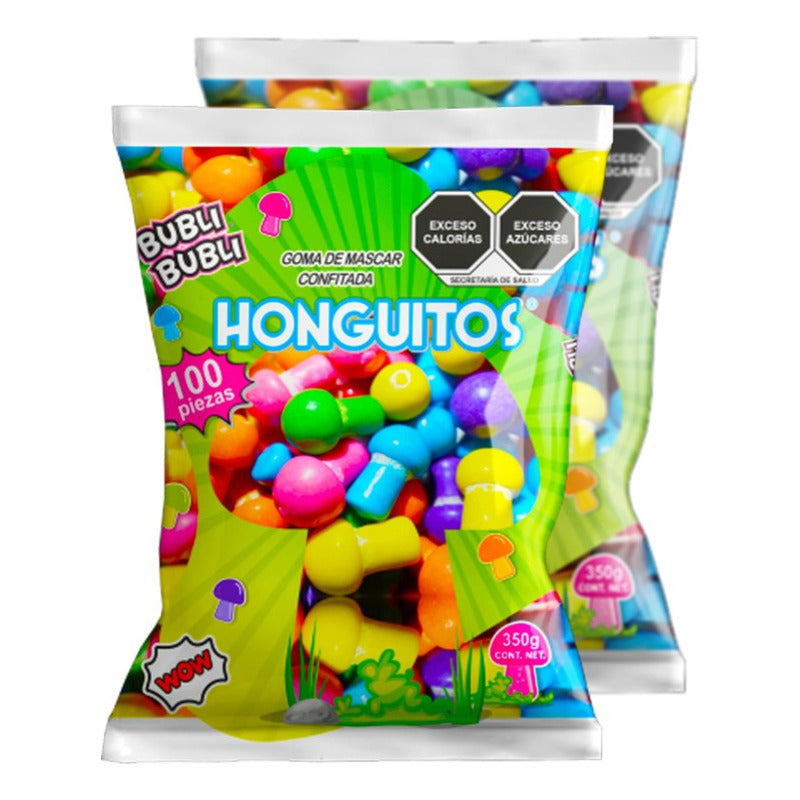 Honguitos Chicle Bubli 100 Piezas - Eurotruck Mexico