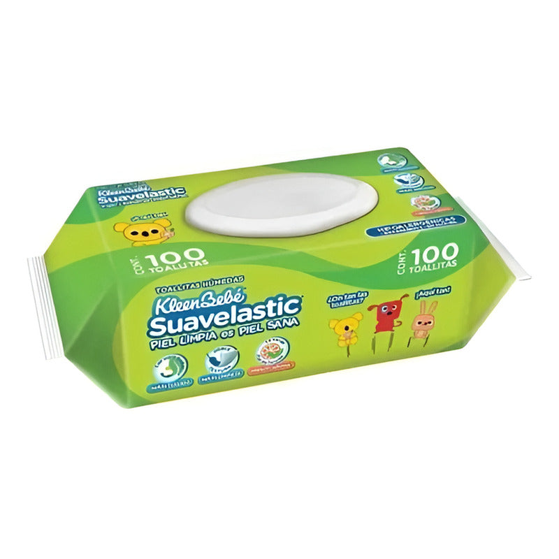 Toallitas Húmedas Kleenbebé Suavelastic Aroma Manzana 600pz