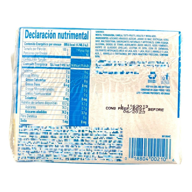 Chicle Canel´s 60pz Celofan Sabores Surtidos - Eurotruck Mexico