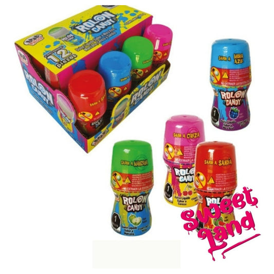 Rolon Candy 12 Piezas Sabor De Frutas Palola, 360 Gramos.