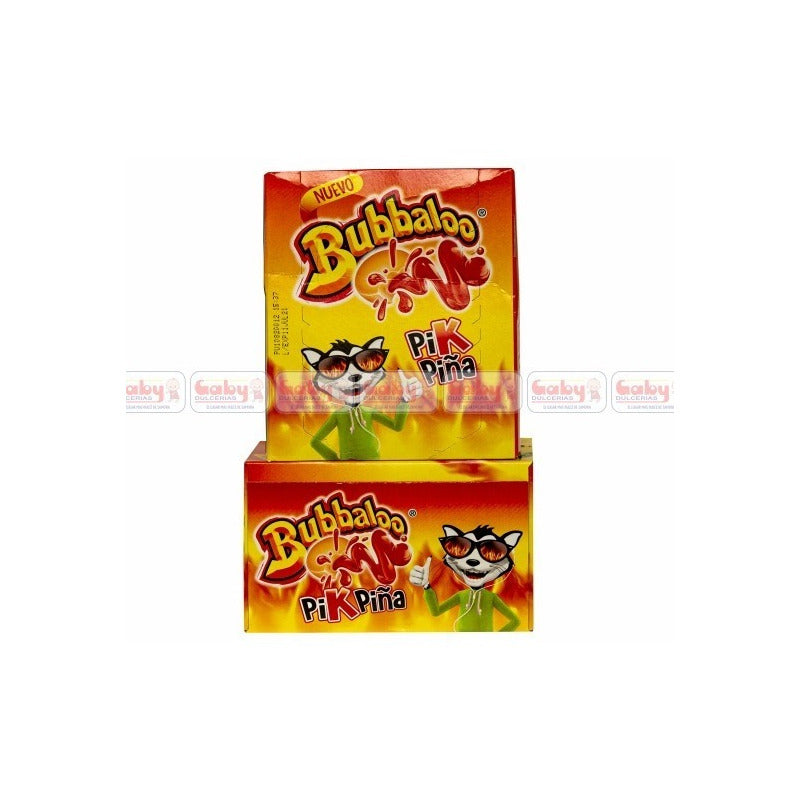 Chicle Bubbaloo Sabor Pikpiña Goma De Mascar Caja 47pz Dulce - Eurotruck Mexico