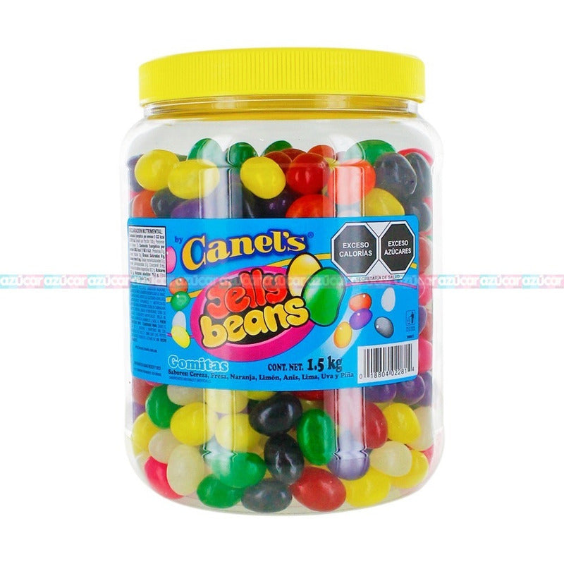 Gomitas Canels Jelly Beans  Sabor Fresa Naranja Piña 1.5 Kg - Eurotruck Mexico