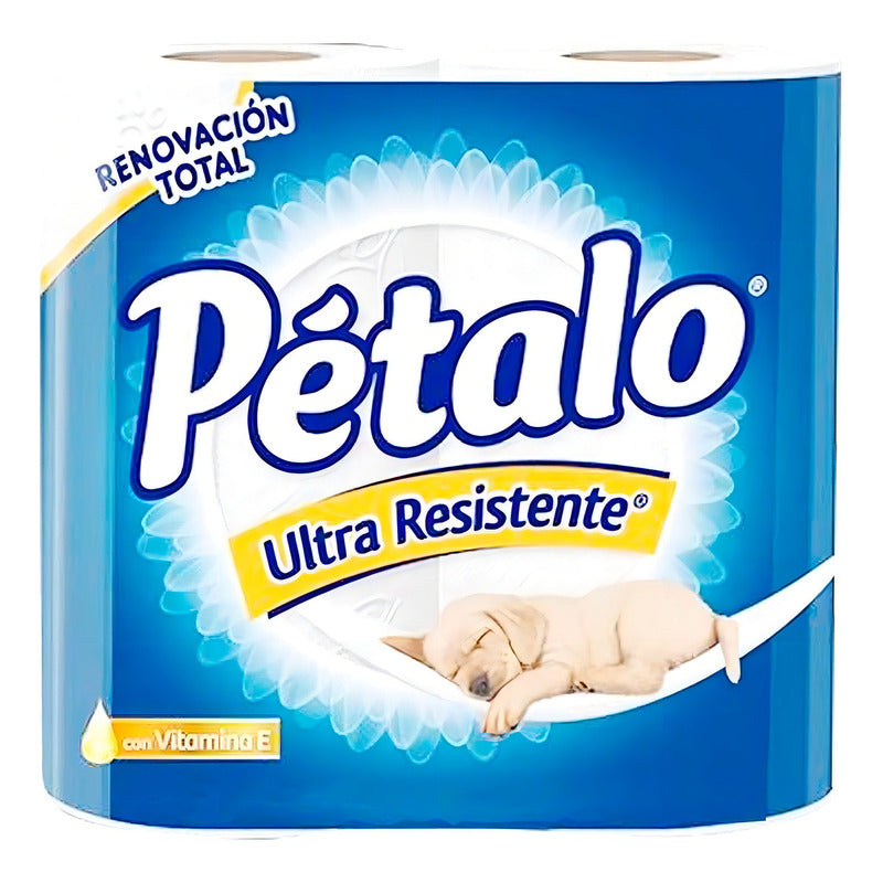 Papel Higienico Petalo Ultra Resistente Con 4 Rollos - Eurotruck Mexico