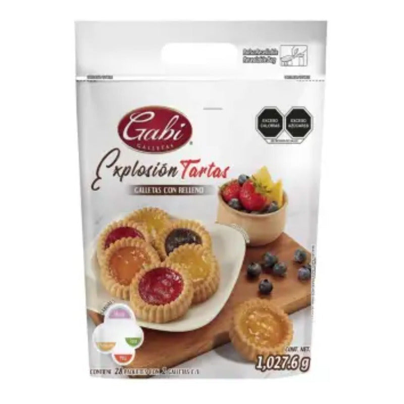 Galletas Gabi Explosion Tartas Con Relleno 1.03 Kg - Eurotruck Mexico