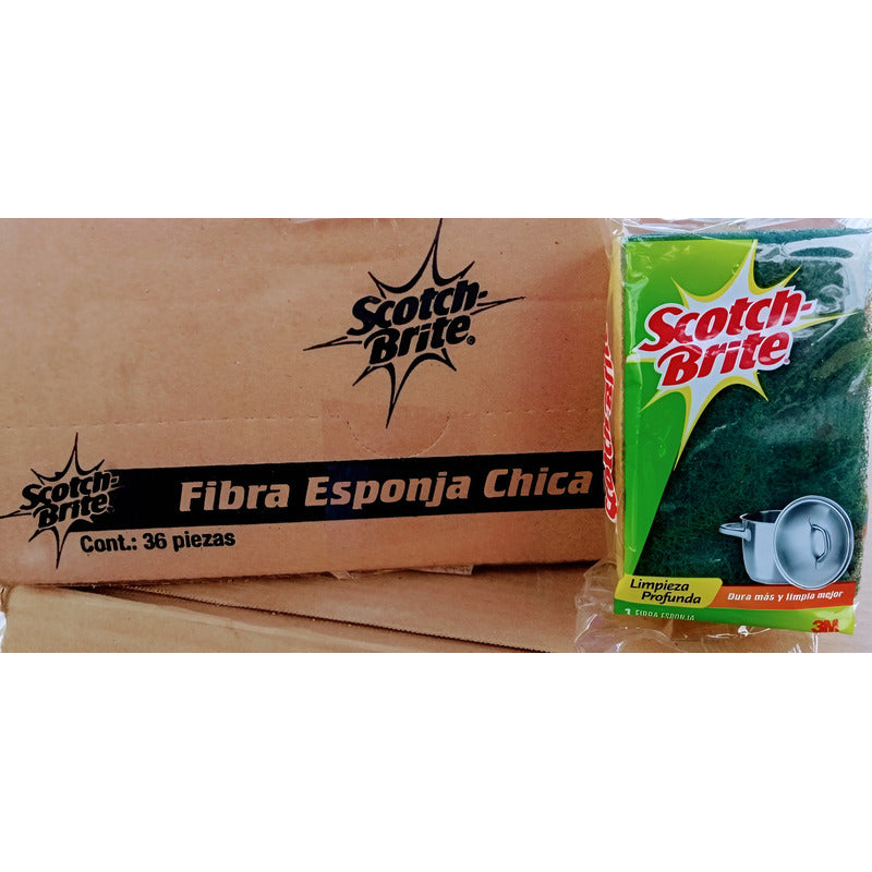 Fibra Esponja Verde Scotch Brite 3m Limpieza Profunda 6x10cm Verde Oscuro - Eurotruck Mexico