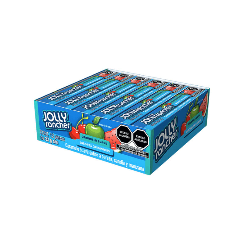 Caramelo Macizo Jollyrancher Sabor Frutal 34.2 Gramos.