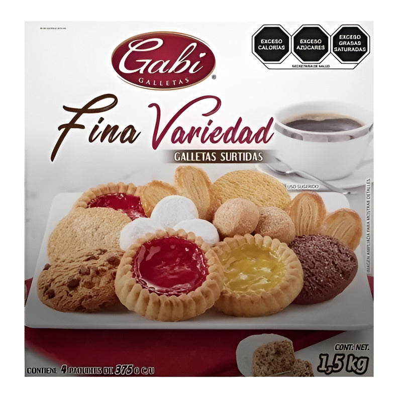 Galletas Gabi Fina Variedad 1.5 Kg Galletas Surtidas - Eurotruck Mexico