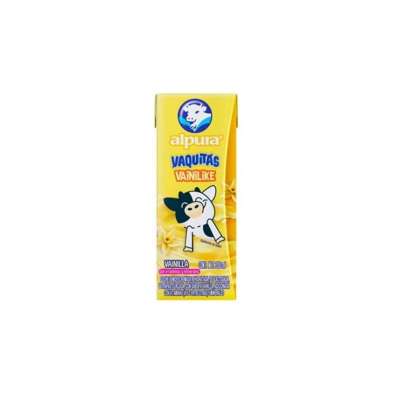Leche Alpura Vaquitas Sabor Vainilla Vainilike 200 Ml - Eurotruck Mexico