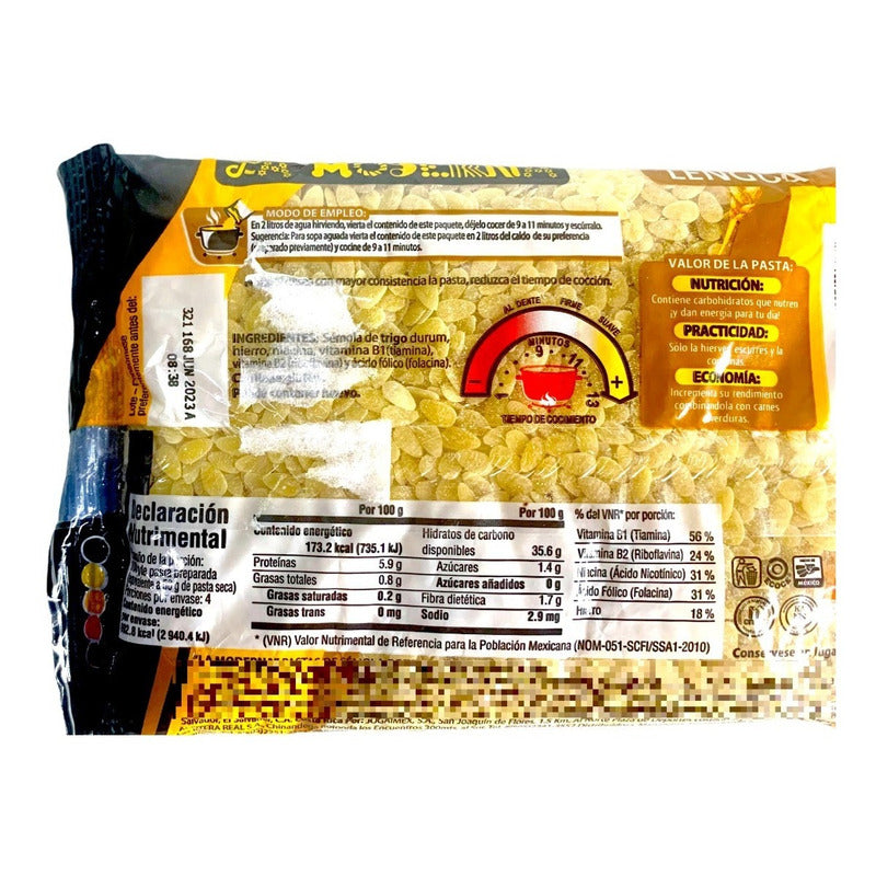 La Moderna Pasta Para Sopa Lengua 200 Gr - Eurotruck Mexico