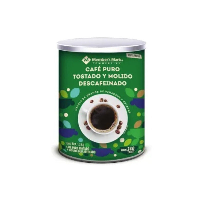 Cafe Tostado Y Molido Member's Mark Descafeinado 1.2 Kg - Eurotruck Mexico