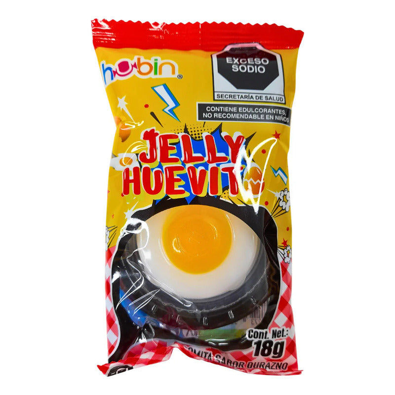 Gomita Jelly Huevito Estrellado Tronador Sabor Durazno 12pz - Eurotruck Mexico