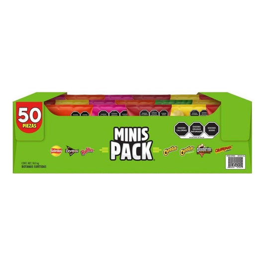 Surtido De Botanas Sabritas Minis Pack Con 50 Pzas - Eurotruck Mexico