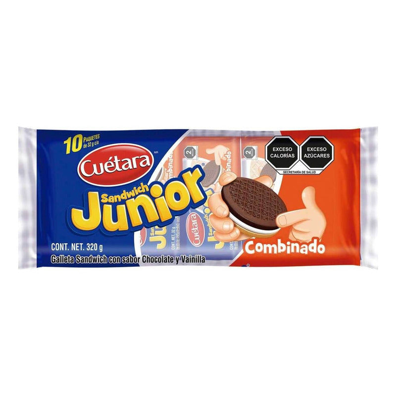 Galletas Cuetara Sandwich Junior Combinado 10 Pz 320g - Eurotruck Mexico