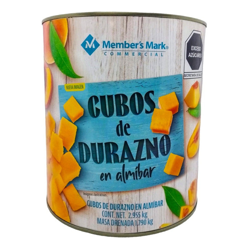 Cubos De Durazno En Almibar Members Mark 3 Kg - Eurotruck Mexico