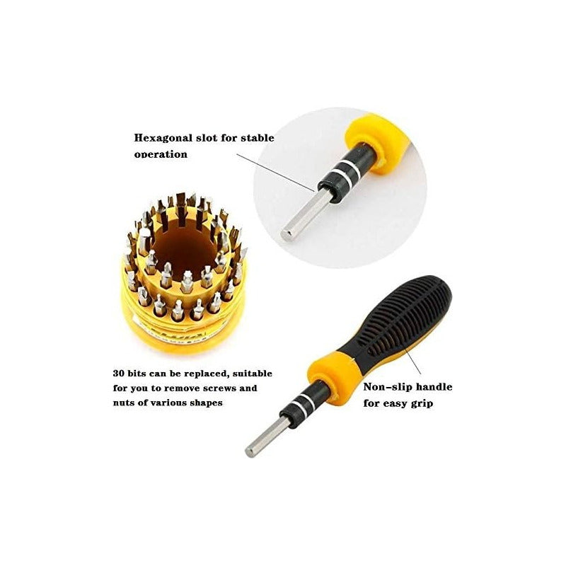 Kit Herramientas Broca Y Dados Para Destornillador Portatil
