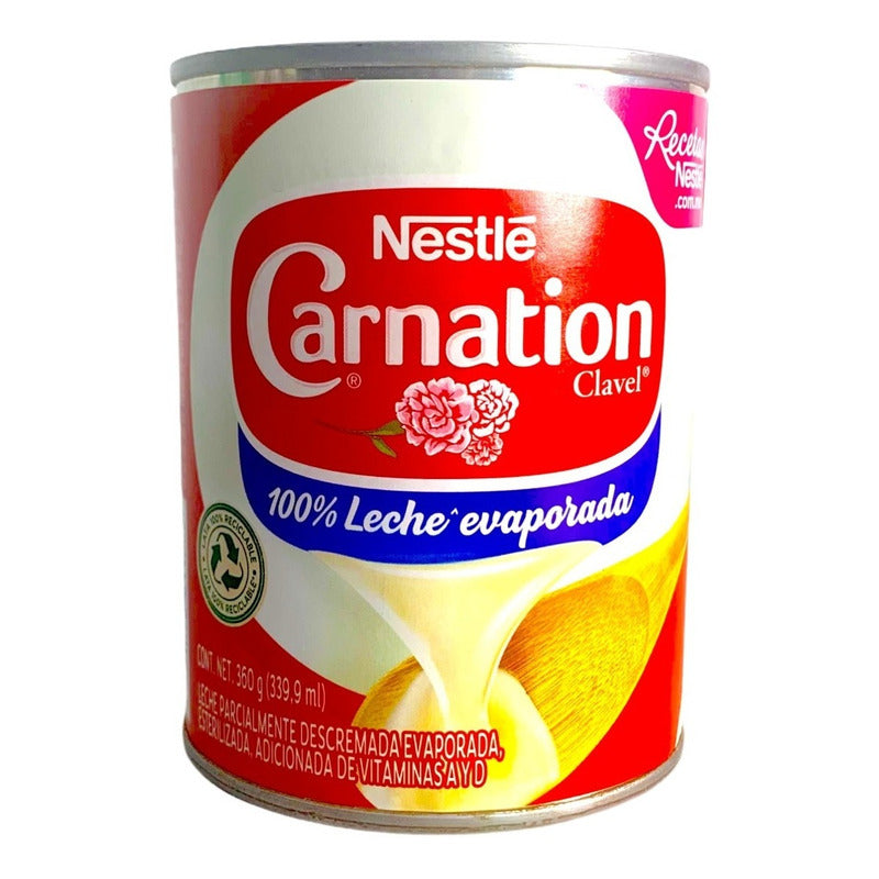 Leche Evaporada Nestle Carnation Clavel 360 Gr - Eurotruck Mexico