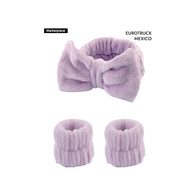 Balerina Diadema De Moño Felpa Aux. Maquillaje, 6 Piezas.