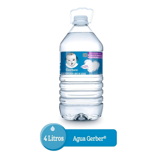 Agua Natural Gerber Botella 4 L