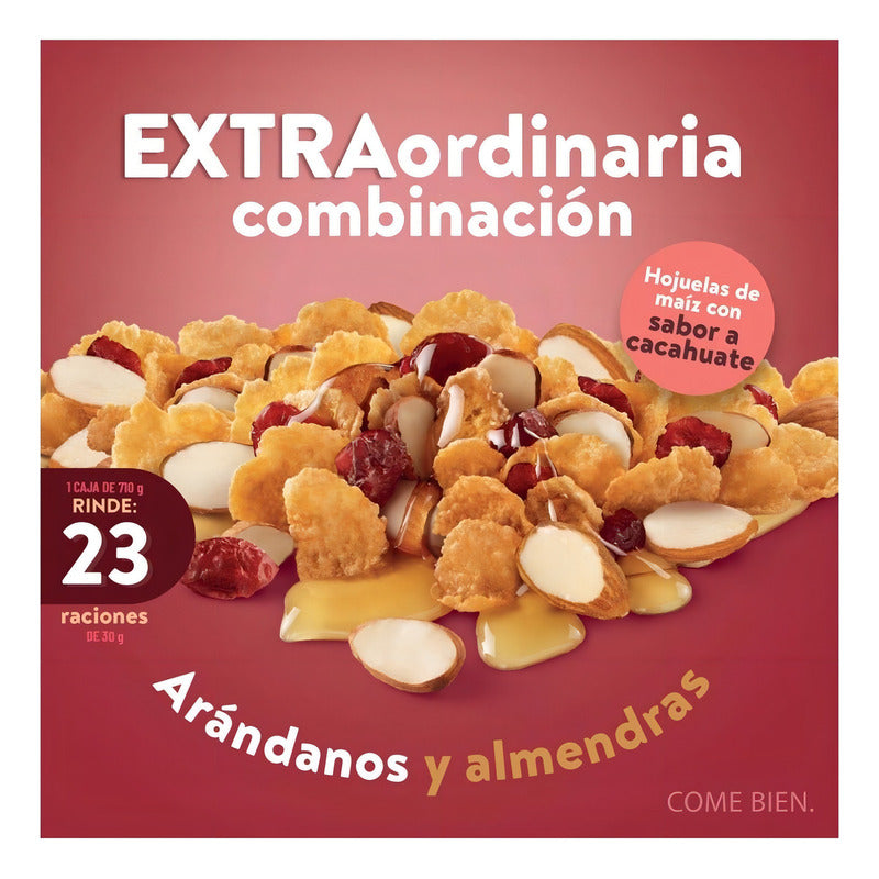Hojuelas De Maíz Extra Arándano Con Almendras Kellog's 710 G - Eurotruck Mexico