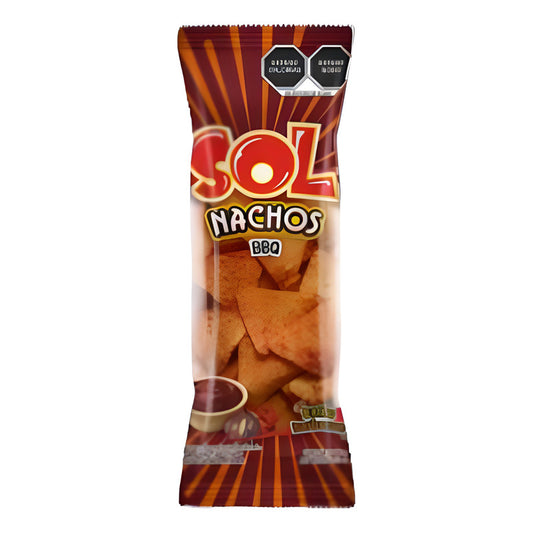 Sol Tubi Nachos Papa Sabor Bbq 100g Botanas Snack