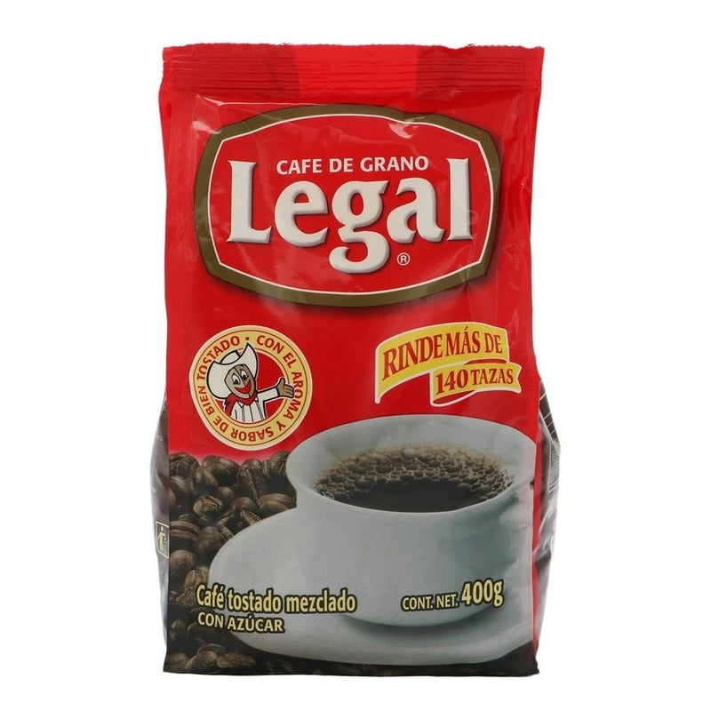 Cafe Tostado Y Molido Legal 400 Gr Mezclado Con Caramelo - Eurotruck Mexico