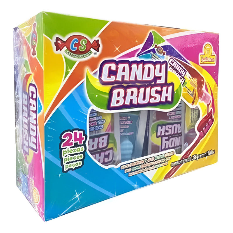 Candy Brush Dulce Con Sabores Frutales 24 Pzs Las Delicias - Eurotruck Mexico