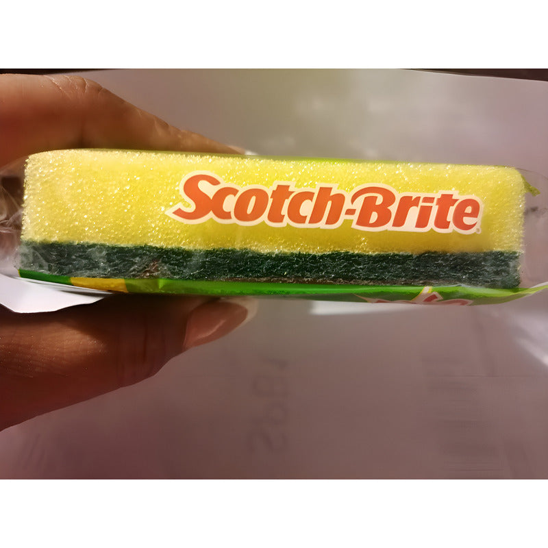 Fibra Esponja Verde Scotch Brite 3m Limpieza Profunda 6x10cm Verde Oscuro - Eurotruck Mexico