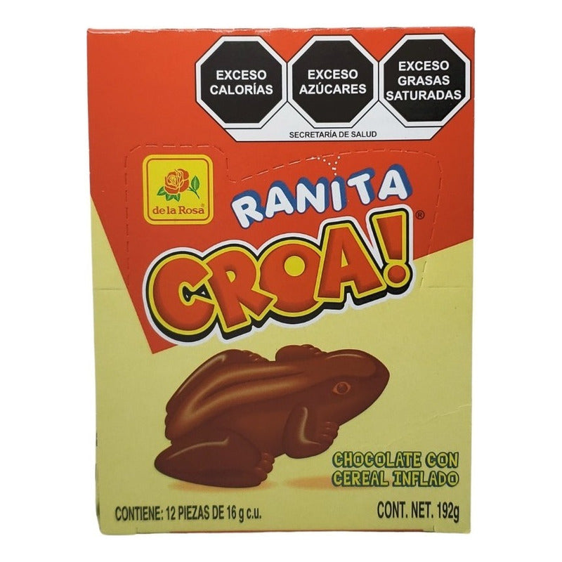 De La Rosa Ranita Croa Chocolate - Cereal Inflado 12 Pz 192g - Eurotruck Mexico