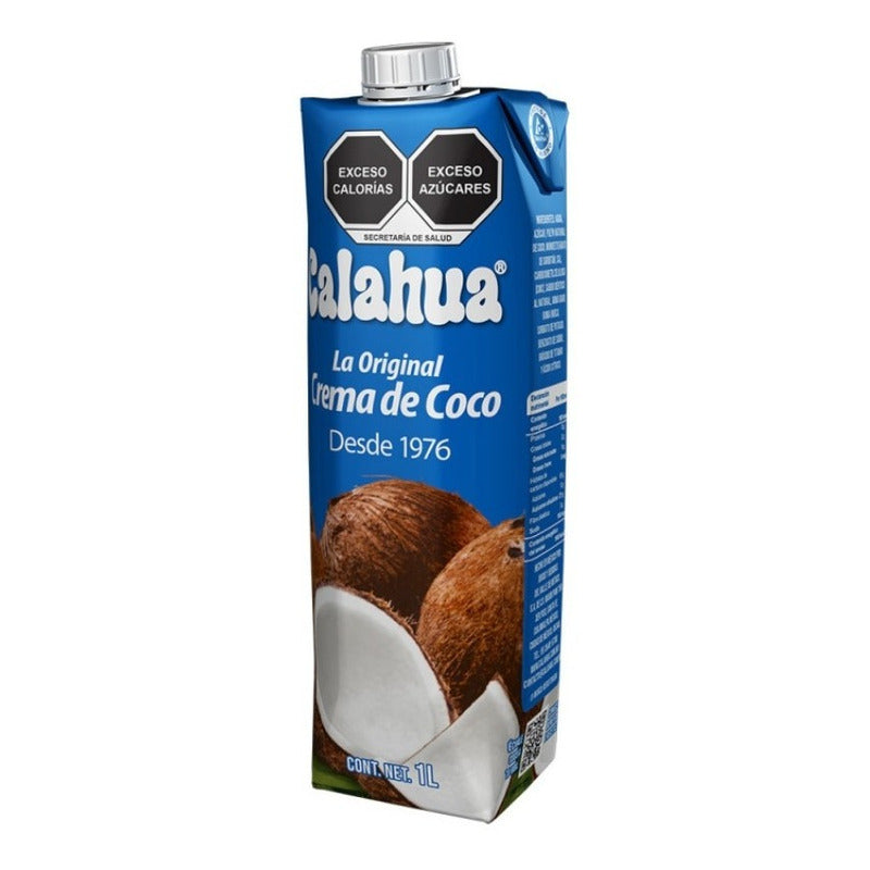 Crema De Coco Calahua 1 Lt Natural La Original - Eurotruck Mexico