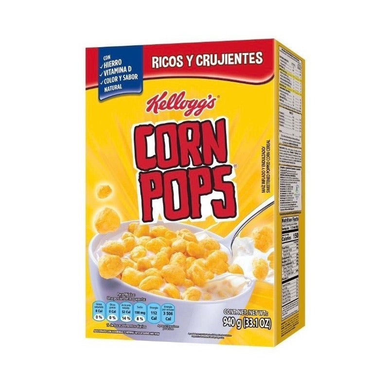 Cereal Corn Pops De Kellogs 940g De Maiz Inflado Y Endulzado - Eurotruck Mexico