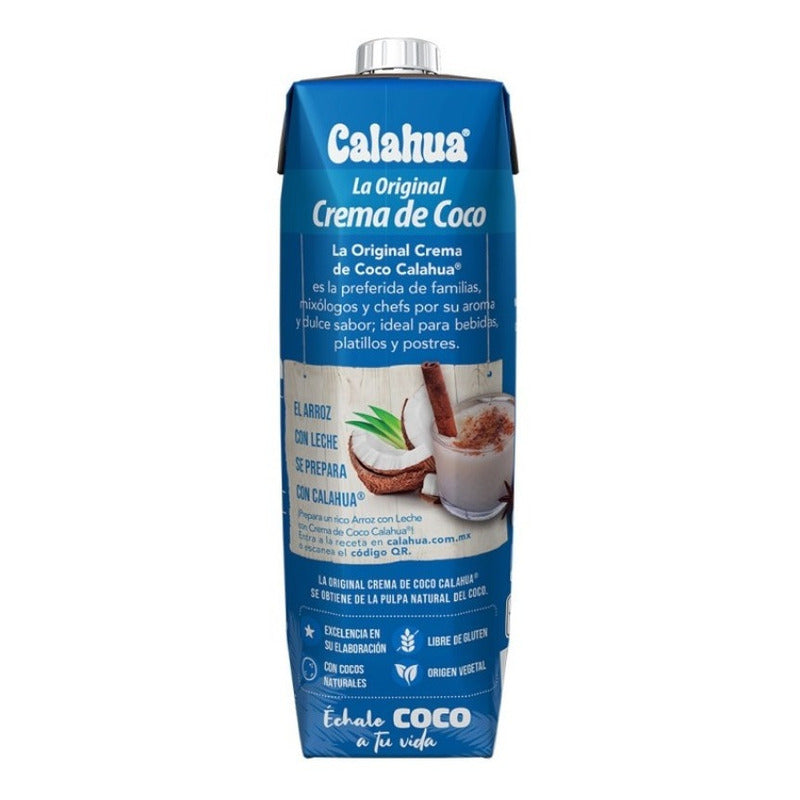 Crema De Coco Calahua 1 Lt Natural La Original - Eurotruck Mexico
