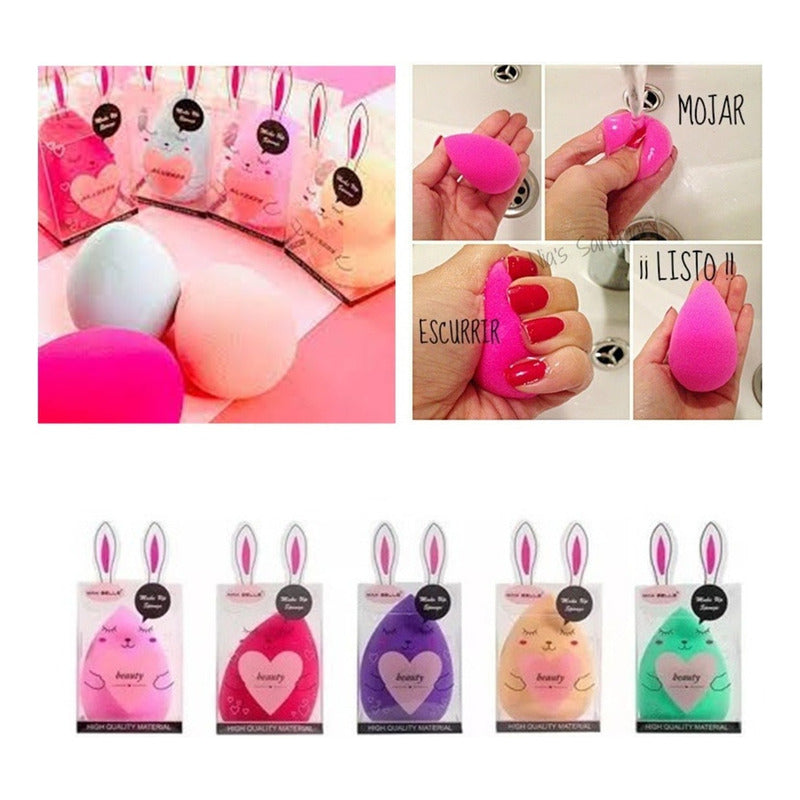 Esponjas Para Maquillaje Mayoreo Beauty Blenders Kit 12pz