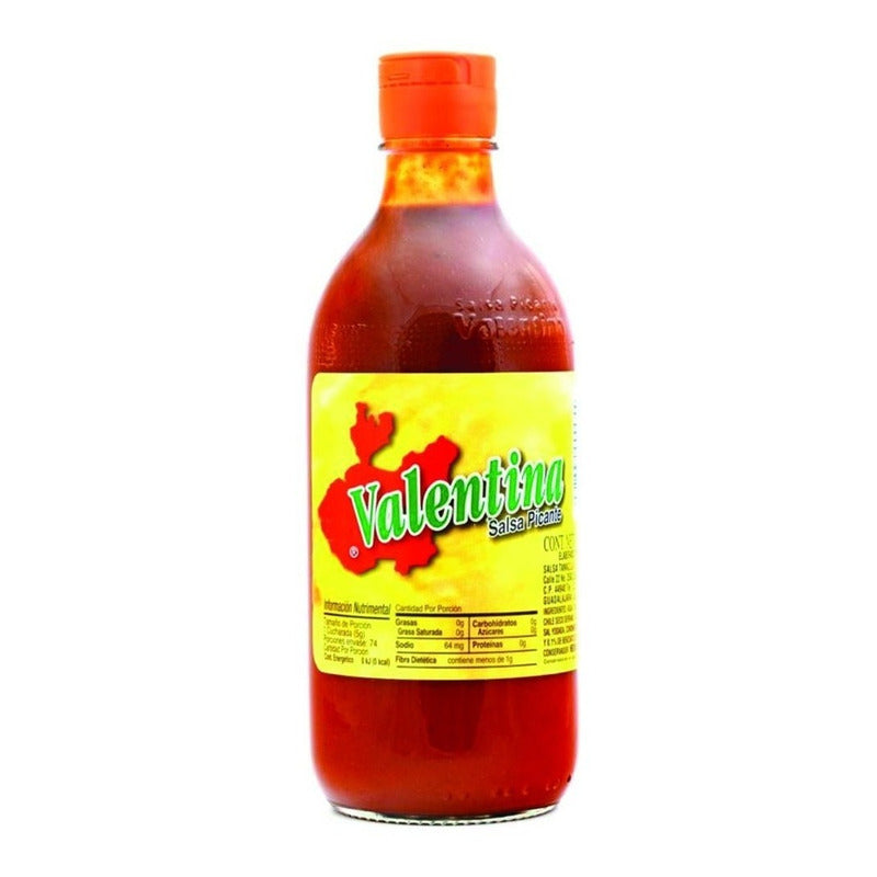 Salsa Valentina Botella De Vidrio Etiqueta Amarilla 350 Ml - Eurotruck Mexico