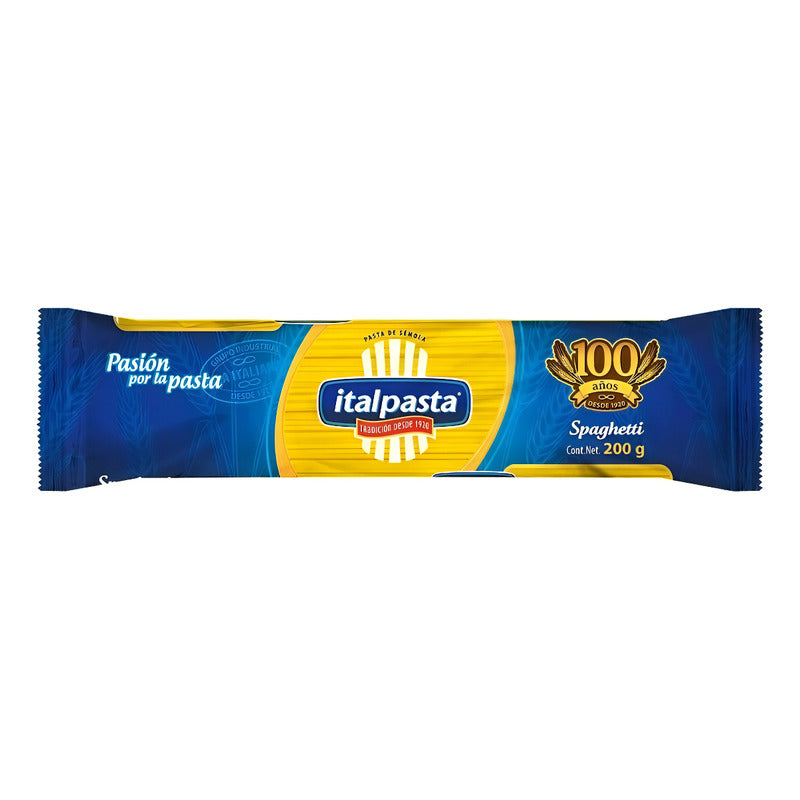 Caja Spaghetti Italpasta 200 Gr Pasta Para Sopa 20 Pz