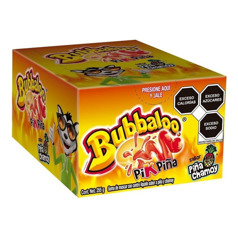 Chicle Bubbaloo Sabor Pikpiña Goma De Mascar Caja 47pz Dulce - Eurotruck Mexico
