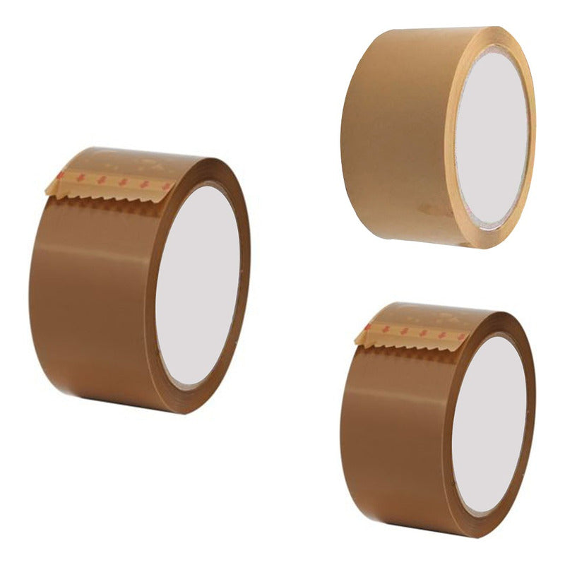 Cinta Adhesiva De Empaque 48mm X 150 M Transparente 10 Pz