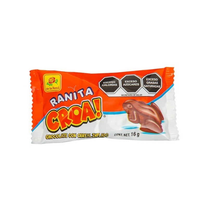 De La Rosa Ranita Croa Chocolate - Cereal Inflado 12 Pz 192g - Eurotruck Mexico