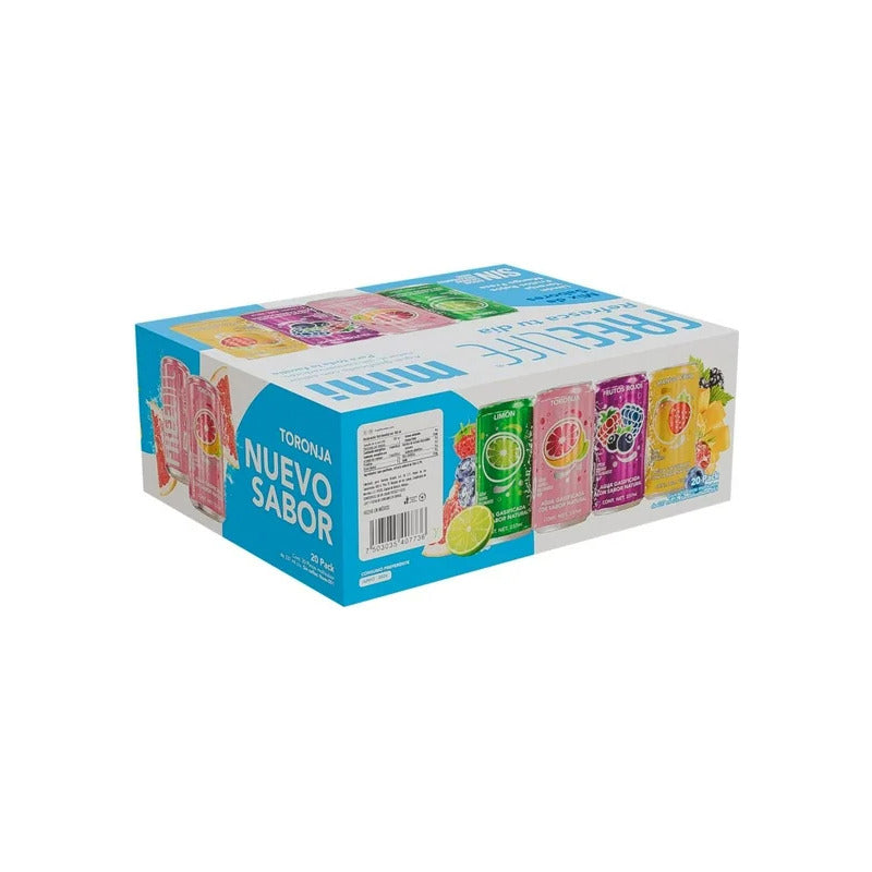 Agua Gasificada Freelife Multisabor 20 Pzas De 237 Ml C/u - Eurotruck Mexico