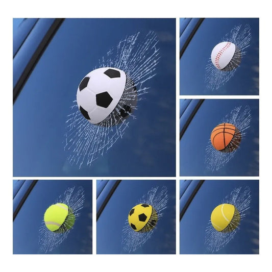 8 Sticker Vinil Decorativo Pelota Tenis Besibol Parabrisas Pelota Mixta