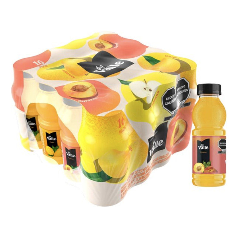 Jugo Del Valle 16 Piezas 237ml Mango Durazno Manzana - Eurotruck Mexico