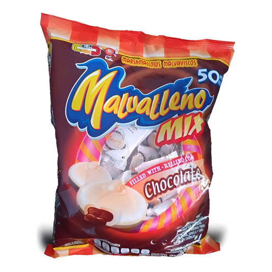 Malvalleno Bombones Malvavisco Chocolate Relleno Cp Products 50 Piezas