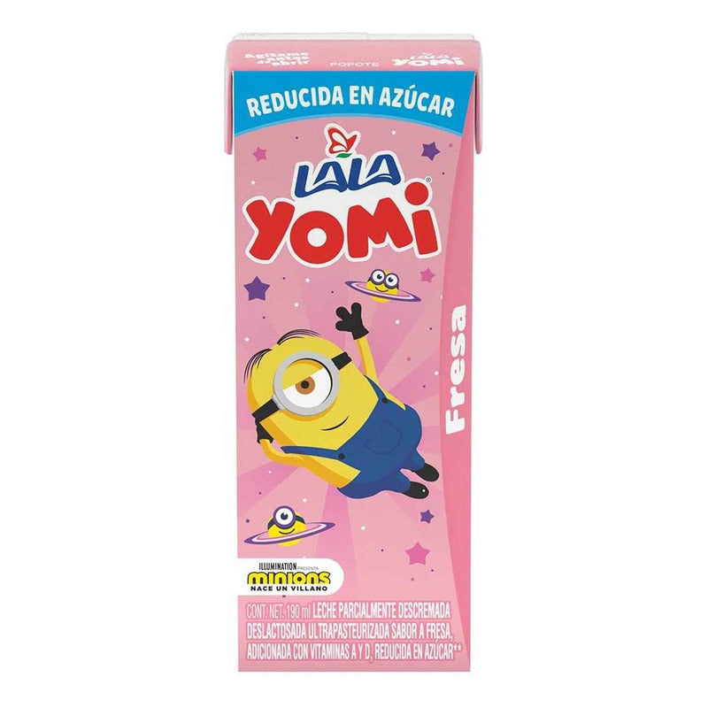 Leche Uht Lala Yomi Fresa Slim 190 Ml