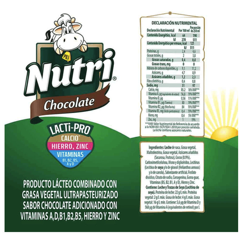 Leche Nutri Sabor Chocolate De 190ml Nutrileche - Eurotruck Mexico