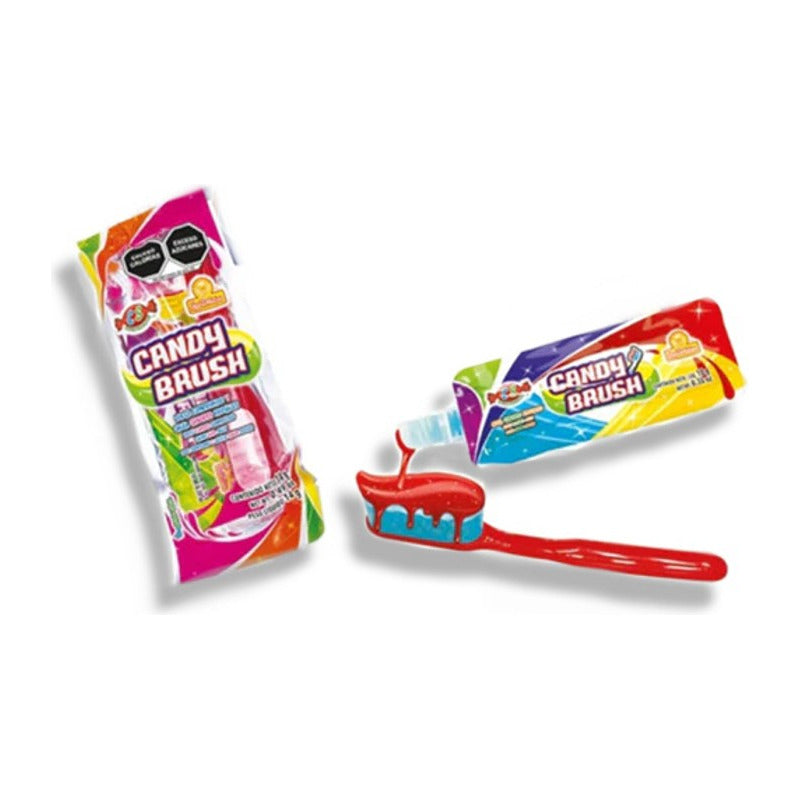Candy Brush Dulce Con Sabores Frutales 24 Pzs Las Delicias - Eurotruck Mexico